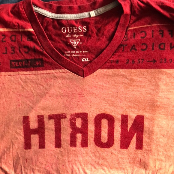 Red graphic (GUESS) XXL TEE - Picture 2 of 3